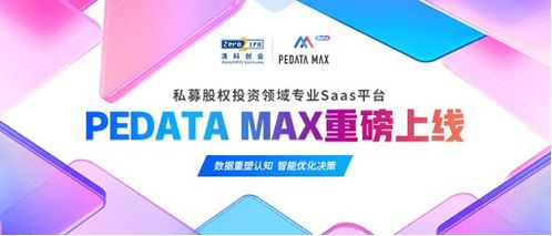 清科创业重磅发布创投行业SaaS平台PEdata MAX,全新助力募投管退